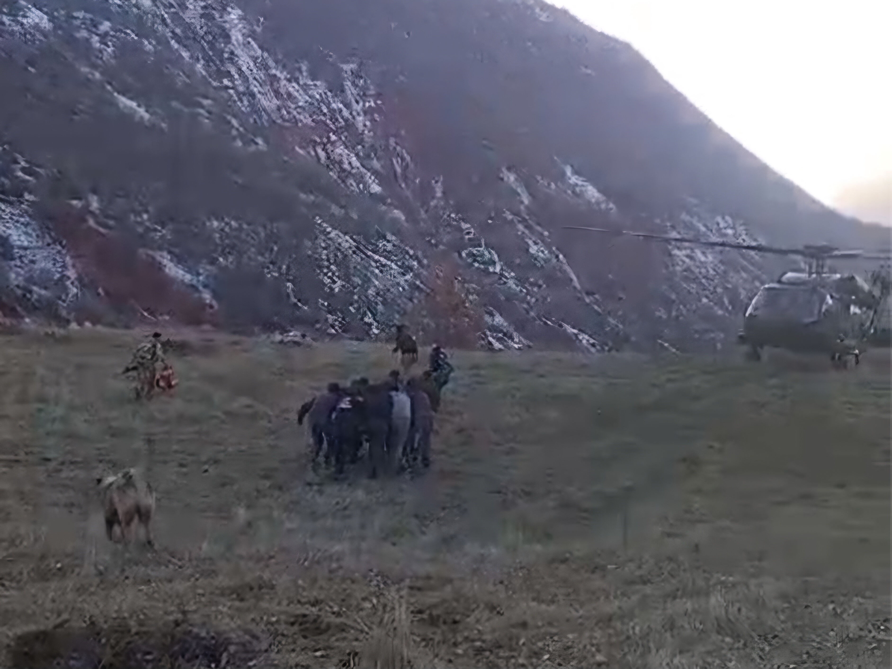 Siirt'te dehşet! Domuz sürüsü saldırdı, uçurumdan düştü - 1. Resim