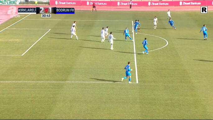 Ziraat Türkiye Kupası'ndaki Kırklarelispor-Bodrum FK maçında çok konuşulan gol! Tam 8 kez... - 2. Resim
