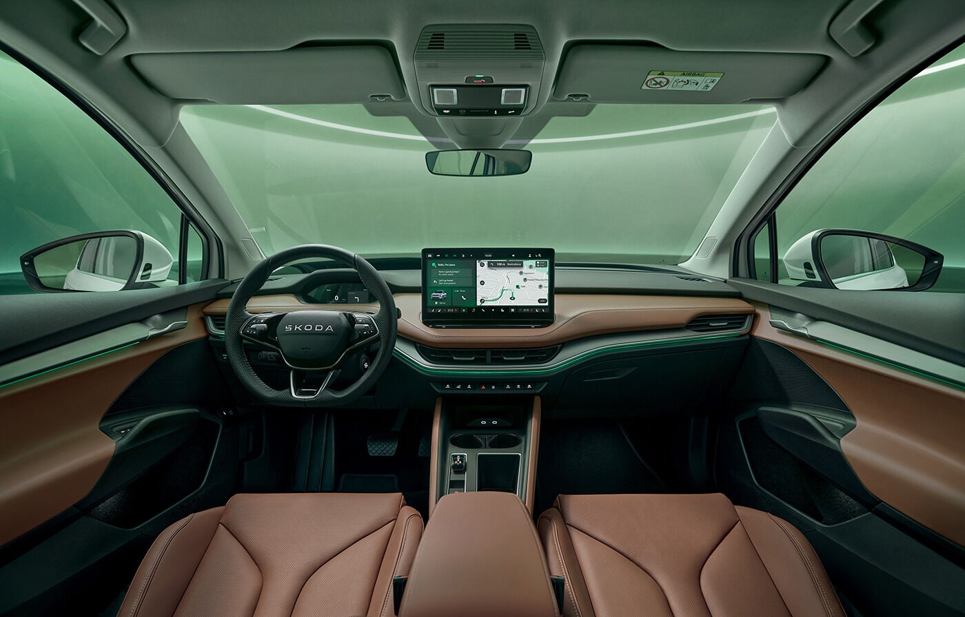 2025'in ortasında Türkiye'de satılacak! 597 km’ye varan mezilli Skoda Enyaq yenilendi - 2. Resim