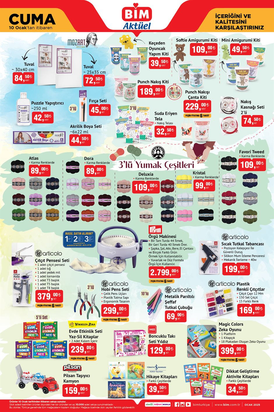 10 Ocak Bim aktüel kataloğu yayında! Kumtel ısıtıcı, örgü makinesi, balıkçı malzemesi ve daha fazlası… - 4. Resim