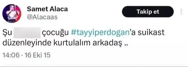 CHP'li Candan Yüceer'in danışmanı Samet Alaca, Peygamberimiz hakaret etti! Erdoğan'a suikast çağrısı yaptı - 1. Resim