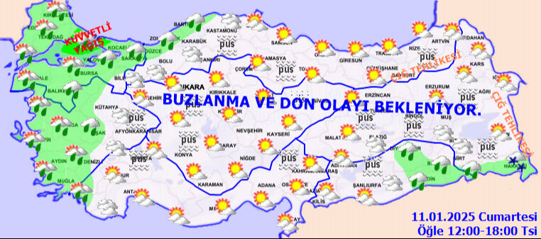 Meteoroloji'den İstanbul dahil birçok kente uyarı! Hava birden soğuyacak, kuvvetli yağış ve kar alarmı verildi Meteoroloji'den İstanbul dahil çok sayıda kente uyarı! Hava birden soğuyacak, kuvvetli yağış ve kar alarmı verildi - 10. Resim