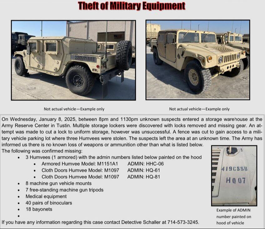 ABD'de ordu deposu yangın ortasında soyuldu! Hırsızlar yakalanamadı - 1. Resim
