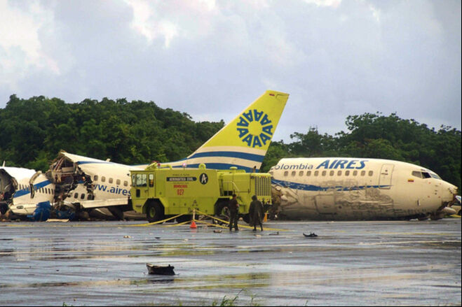 Bir uçak kazası daha! Kolombiya'daki feci olayda ölü ve yaralılar var - 2. Resim