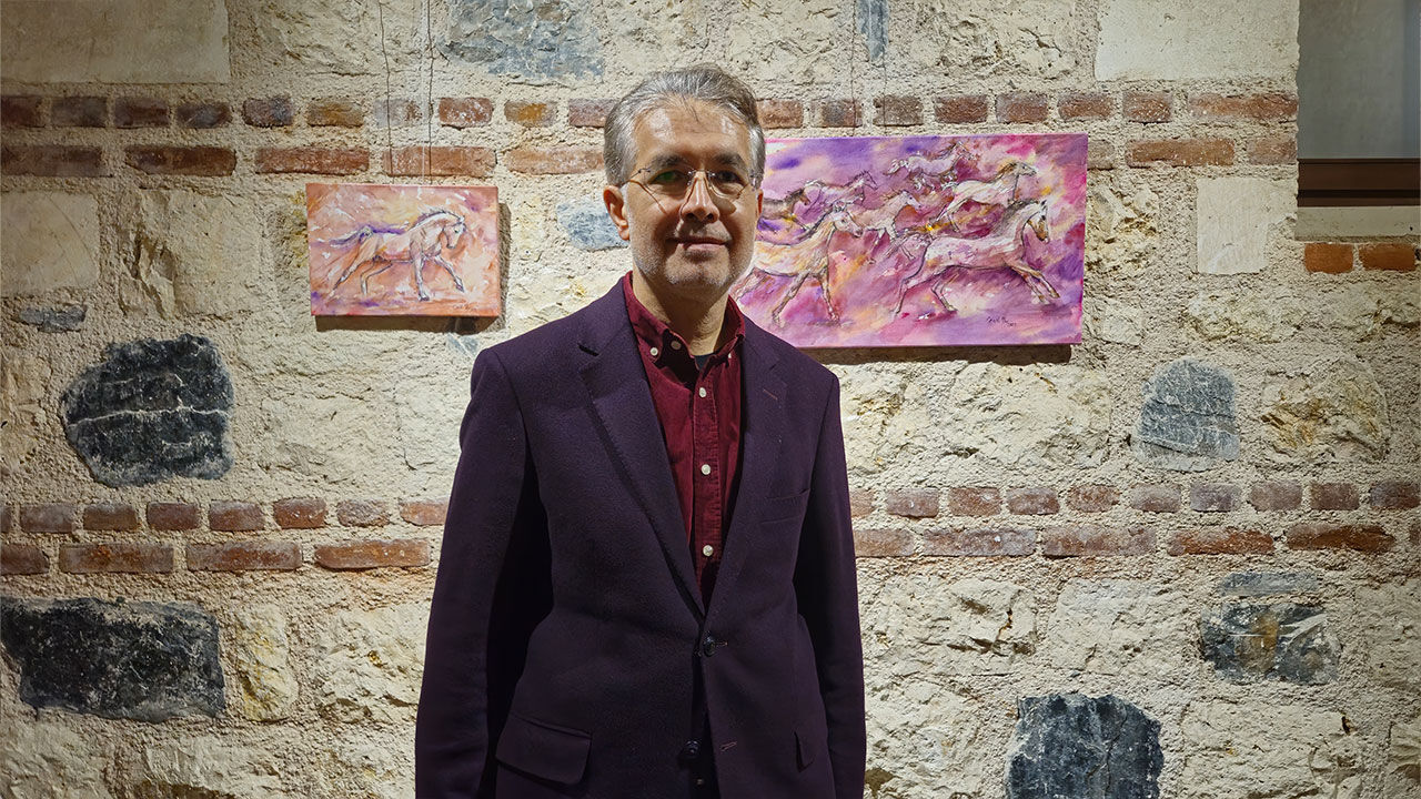 'Dörtnala' resimler... Atlı tablolar Rami Kütüphanesi'nde 'Dörtnala' resimler... Atlı tablolar Rami Kütüphanesi'nde - 3. Resim