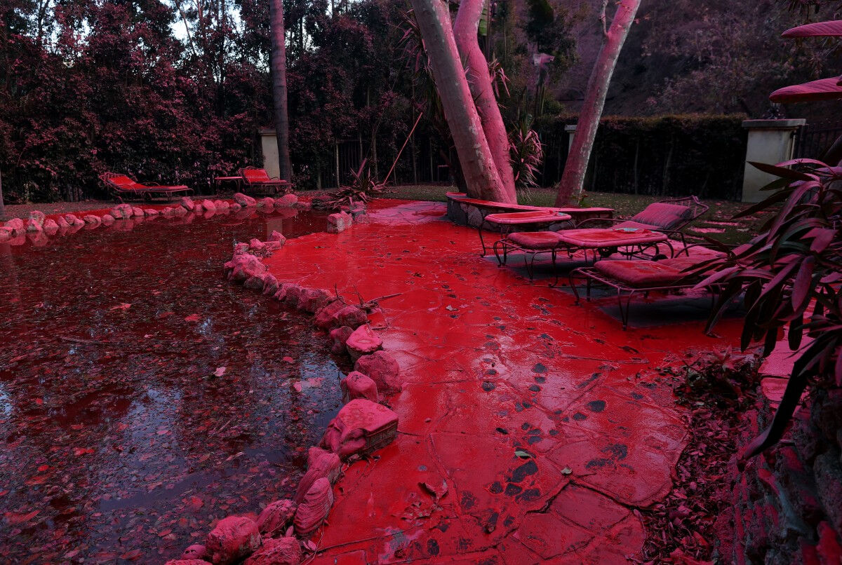 Yangın sonrası dikkat çekti, herkes ne olduğunu merak etti! Los Angeles sokaklarını pembeye boyayan madde ne? Yangın sonrası dikkat çekti, herkes ne olduğunu merak etti! Los Angeles sokaklarını kırmızıya boyayan madde ne? - 1. Resim