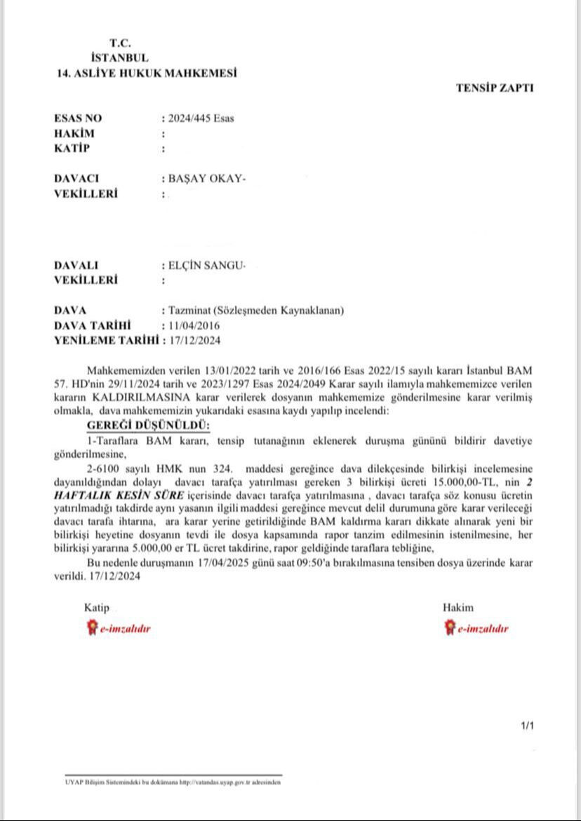 Elçin Sangu Birsen Altuntaş olayı nedir? Ünlü oyuncudan Başay Okay cevabı - 4. Resim