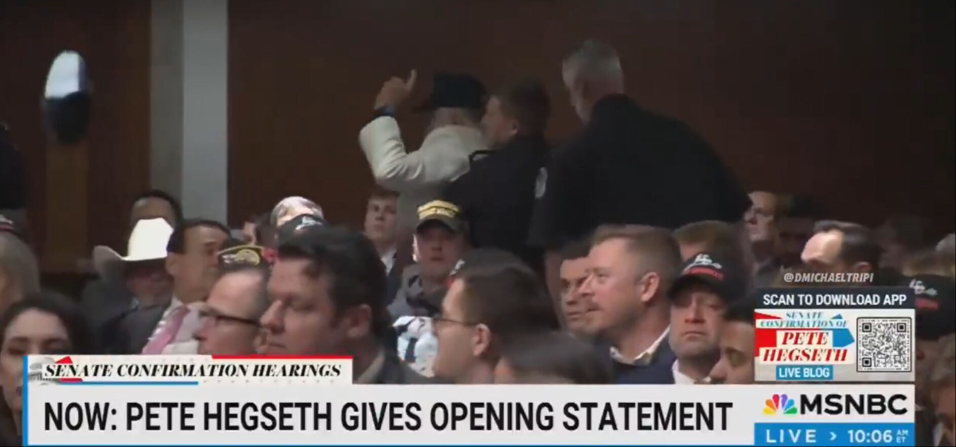 ABD Senatosu'nda skandal onay duruşması! Savunma Bakanı adayı Hegseth protesto edildi - 2. Resim