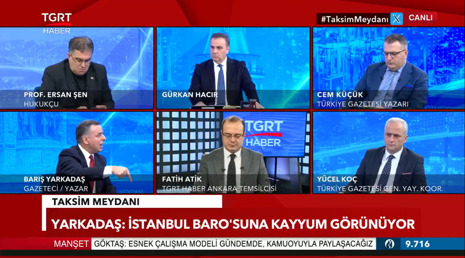 Barış Yarkadaş'tan canlı yayında çarpıcı iddia: İstanbul Barosu'na kayyum yolda Barış Yarkadaş'tan canlı yayında çarpıcı iddia: İstanbul Barosu'na kayyum yolda - 2. Resim