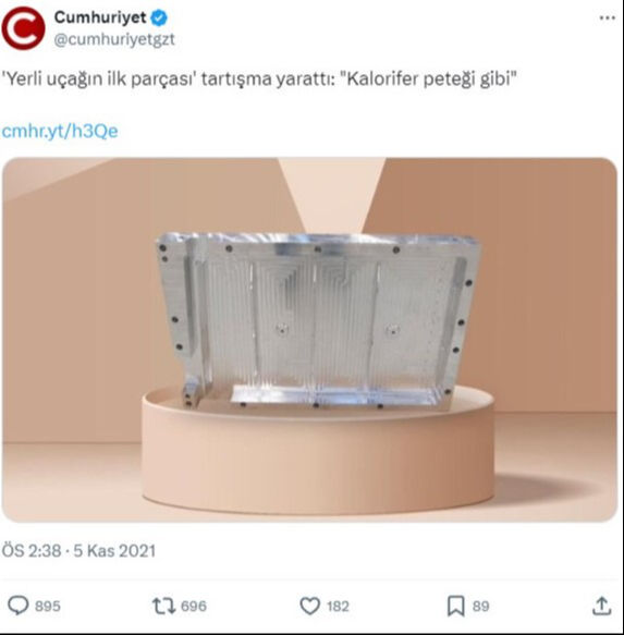 "Kalorifer peteği" diye aşağılayanları üzecek haber! KAAN ile ilgili müjde geldi "Kalorifer peteği" diye aşağılayanları üzecek haber! - 1. Resim