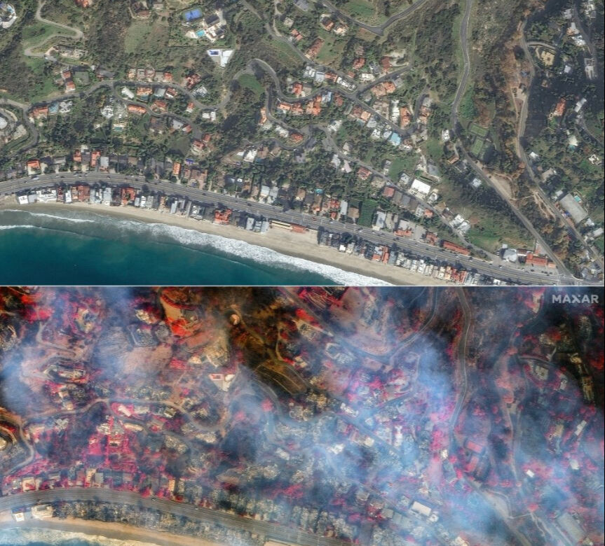 Ultra zenginlerin sahili küle döndü: Dehşetin boyutu uydu fotoğraflarında - 2. Resim