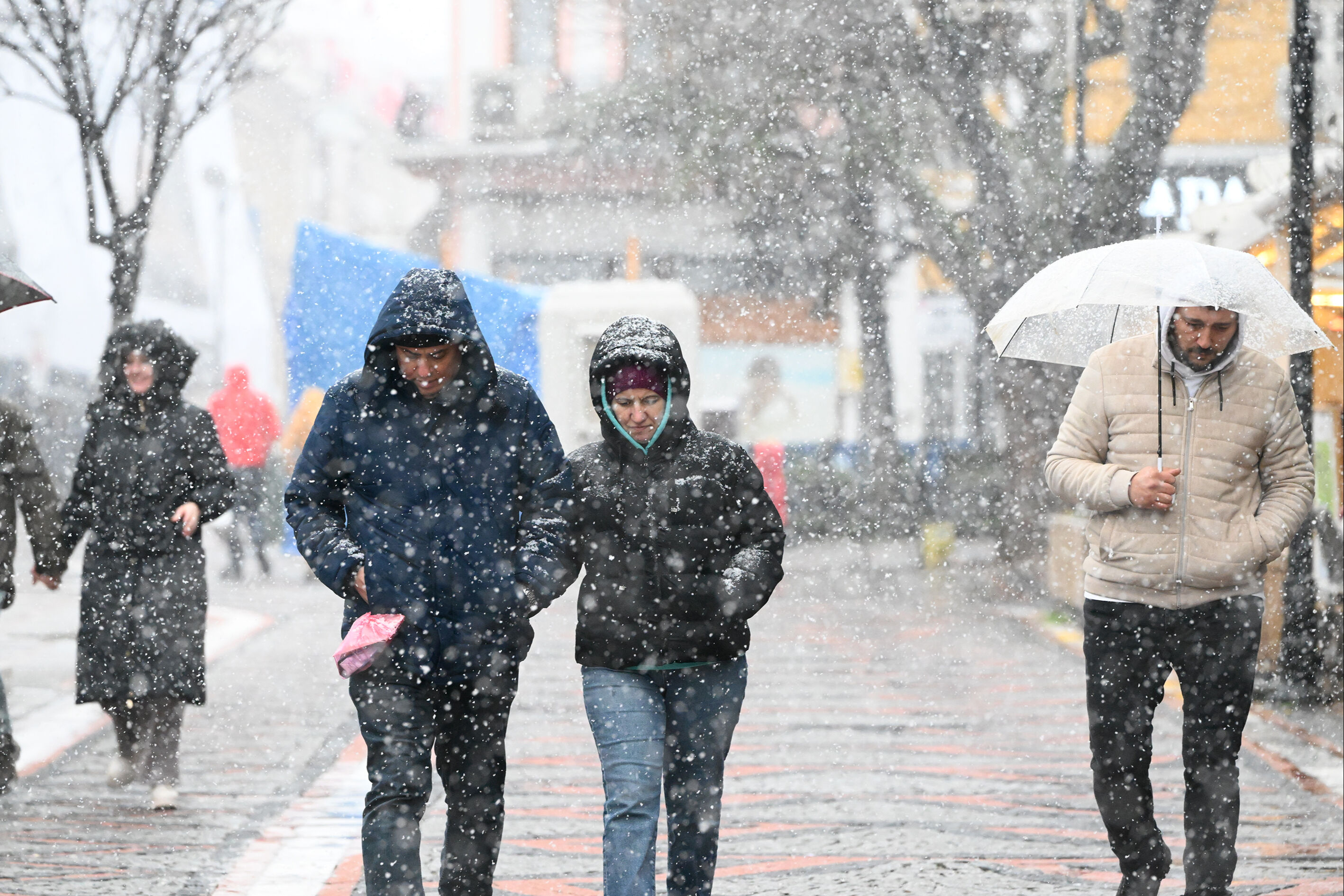 Balkanlar'dan gelen kar İstanbul'u sardı: Batıda Trakya, doğuda Kocaeli... - 3. Resim