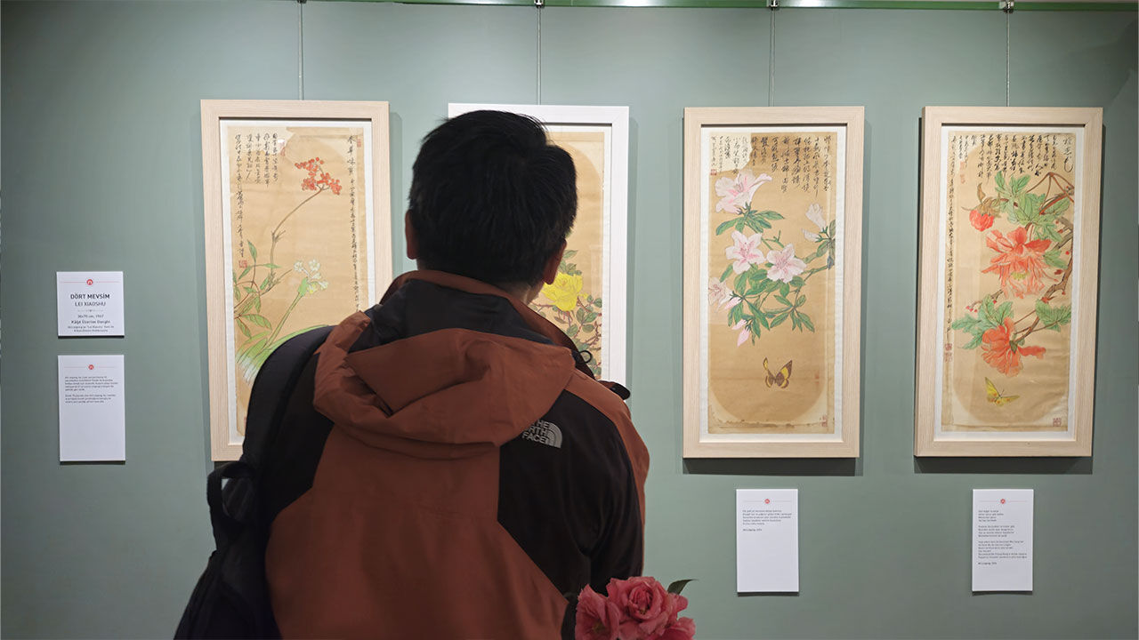 Hui Müslümanı Çinli sanatçılardan sergi! Baba-oğulun Çin’den İstanbul’a uzanan sanat serüveni - 2. Resim