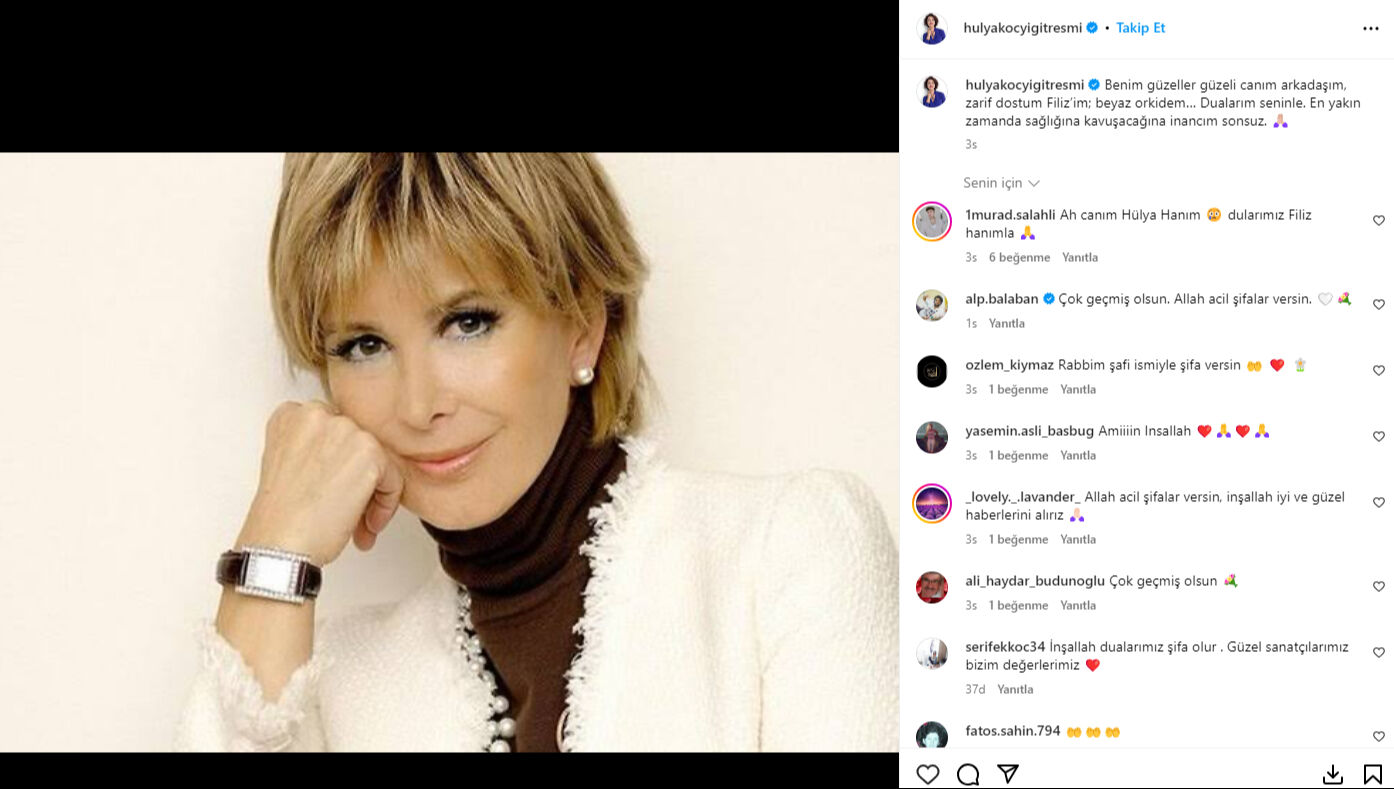 Hülya Koçyiğit'ten gündem olan Filiz Akın paylaşımı!  Hülya Koçyiğit'ten gündem olan Filiz Akın paylaşımı!