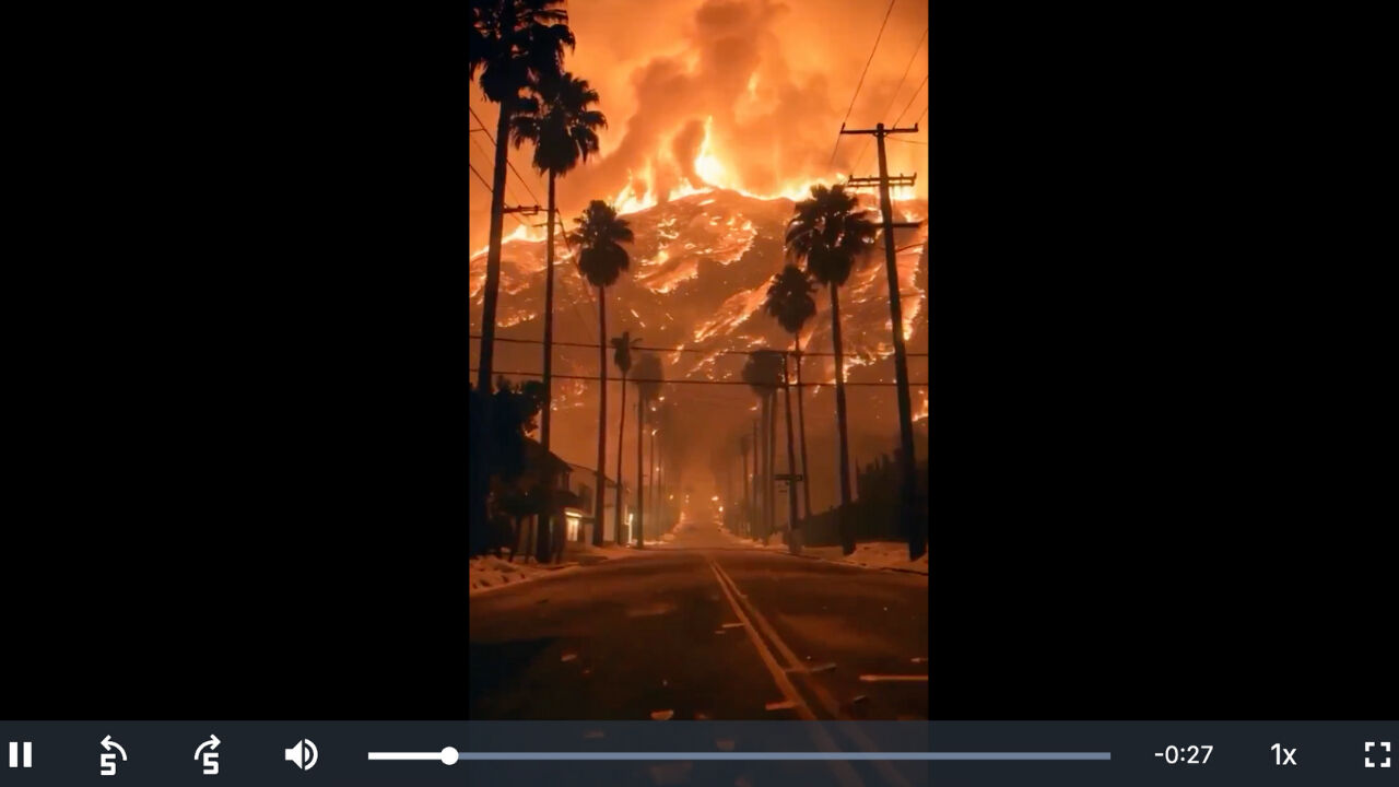 Los Angeles yangını yalan mı, gerçek mi? Hollywood yazısının yandığı iddiaları çürütülmüştü! - 1. Resim