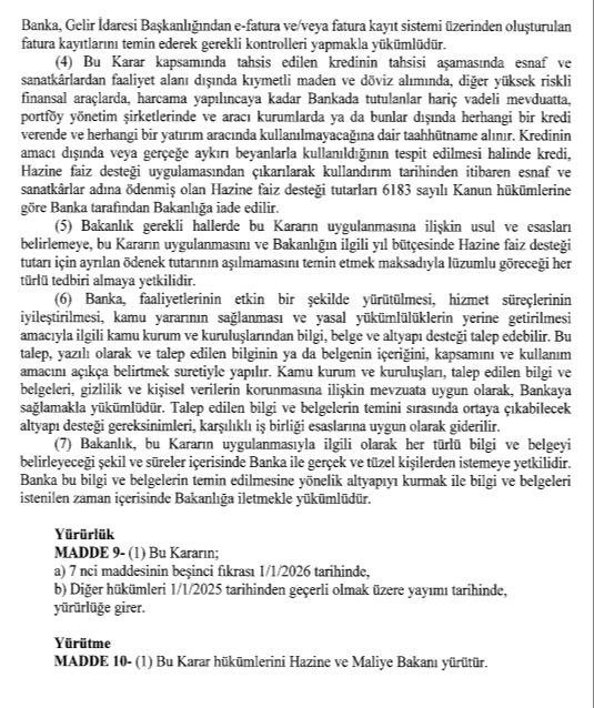 Cumhurbaşkanı Erdoğan imzaladı! Milyonlara düşük faizli kredi müjdesi  - 6. Resim