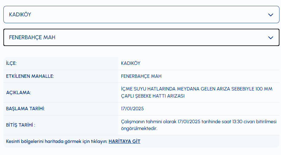 İSKİ su kesintisi 17 Ocak! Bakırköy, Başakşehir,  Kadıköy sular ne zaman gelecek? İSKİ su kesintisi 17 Ocak! Bakırköy, Başakşehir,  Kadıköy sular ne zaman gelecek? - 3. Resim