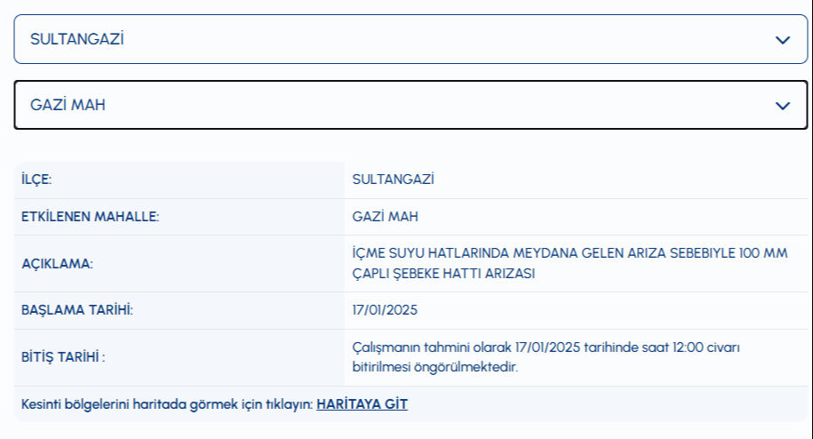 İSKİ su kesintisi 17 Ocak! Kartal, Pendik, Sultangazi sular ne zaman gelecek? İSKİ su kesintisi 17 Ocak! Kartal, Pendik, Sultangazi sular ne zaman gelecek? - 4. Resim
