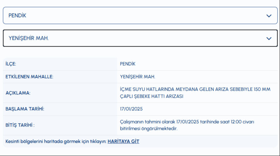 İSKİ su kesintisi 17 Ocak! Kartal, Pendik, Sultangazi sular ne zaman gelecek? İSKİ su kesintisi 17 Ocak! Kartal, Pendik, Sultangazi sular ne zaman gelecek? - 3. Resim