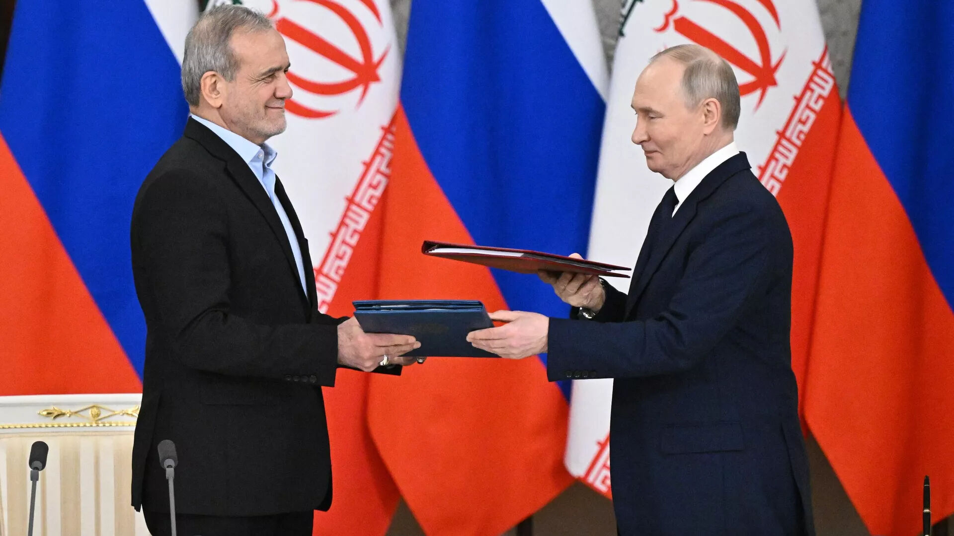 Rusya ile İran arasında dev anlaşma! Putin ile Pezeşkiyan imzayı attı - 2. Resim