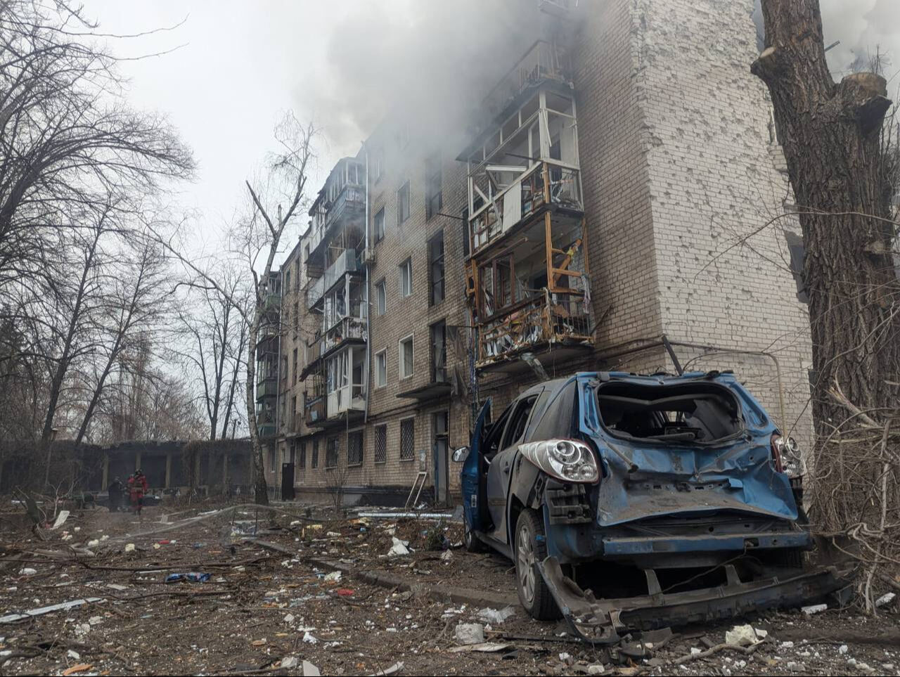 Rusya'dan Ukrayna'nın başkentine hava saldırısı! Çok sayıda ölü var - 2. Resim