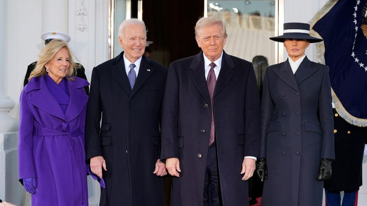 Beyaz Saray’da tarihi buluşma! Trump ve Biden bir araya geldi