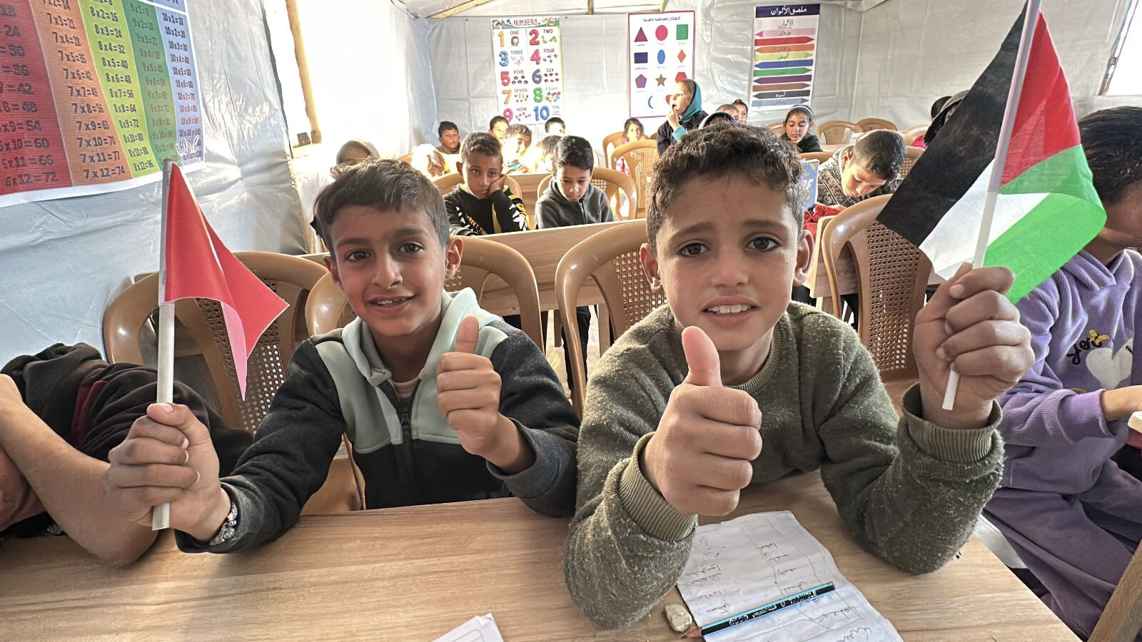 Sadakataşı Gazze’de 2. çadır okulunun açılışını gerçekleştirdi - 1. Resim