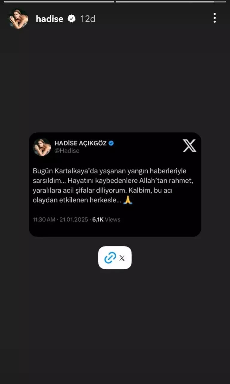 Yangını faciası sonrası ünlülerden taziye mesajları yağdı! "Hazırlanan valizler, günler öncesinden yapılan planlar..." - 5. Resim