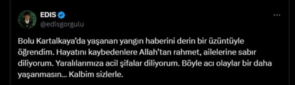 Yangını faciası sonrası ünlülerden taziye mesajları yağdı! "Hazırlanan valizler, günler öncesinden yapılan planlar..." - 9. Resim