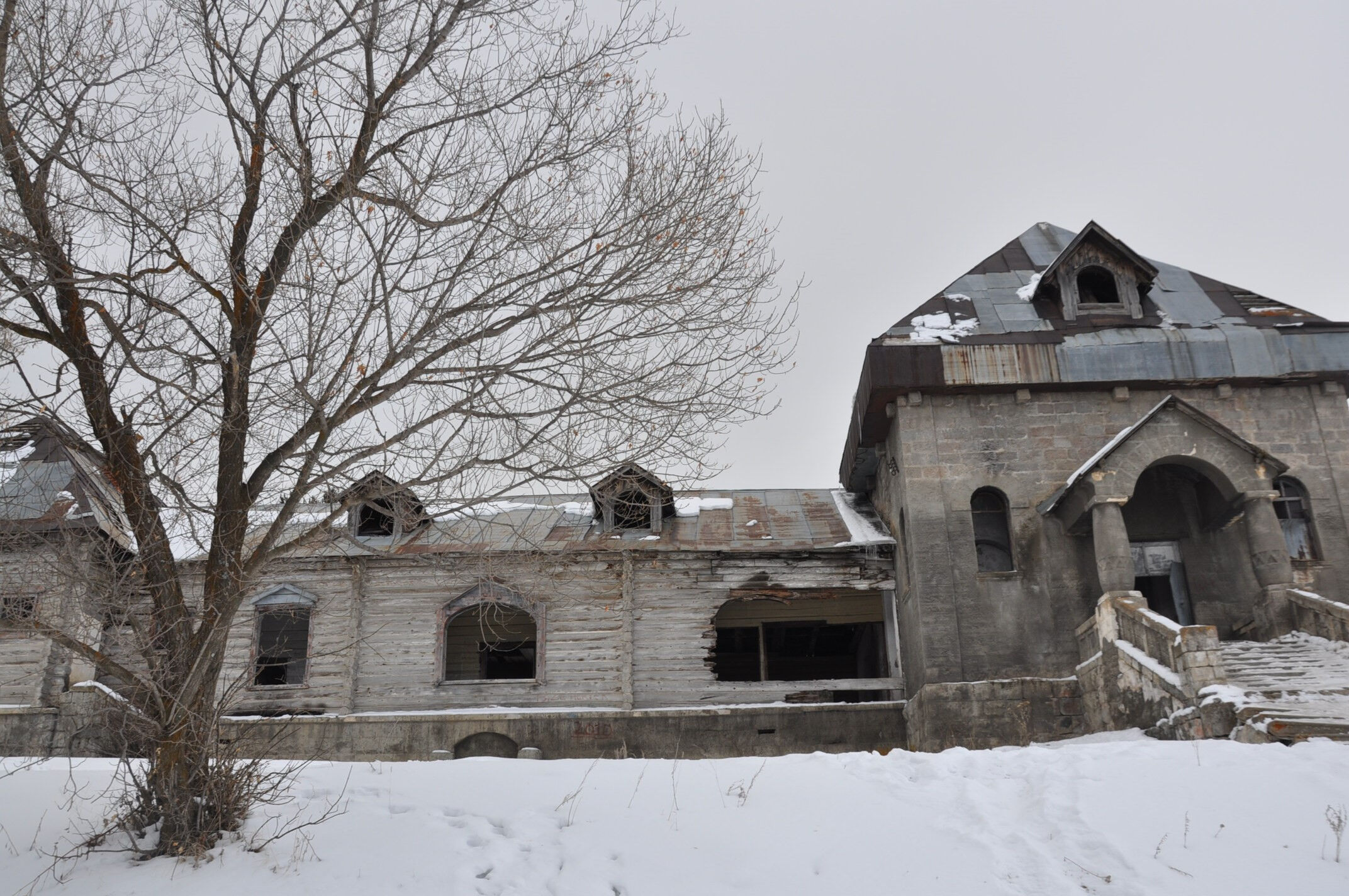 Yıkılmak üzere! Sarıkamış'ta son Rus çarı Nikolay'ın tarihi köşkü hayvan barınağı oldu - 1. Resim