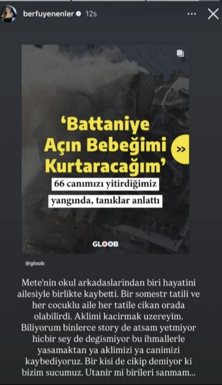 Berfu Yenenler acı haberi duyurdu! 'Aklımı kaçırmak üzereyim' Berfu Yenenler acı haber duyurdu! 'Aklımı kaçırmak üzereyim' - 4. Resim