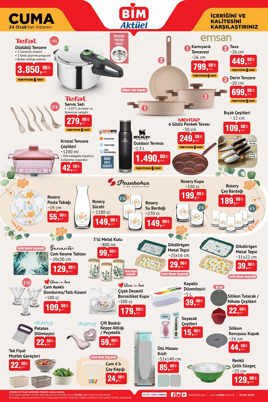 BİM 24 Ocak aktüel kataloğu yayınlandı! Aktüel ürünler arasında uçan ejderha, Stanley Outdoor termos, gaming mikrofon ve binlercesi yer aldı BİM 24 Ocak aktüel kataloğu yayınlandı! Aktüel ürünler arasında uçan ejderha, Stanley Outdoor termos, gaming mikrofon ve binlercesi yer aldı - 3. Resim