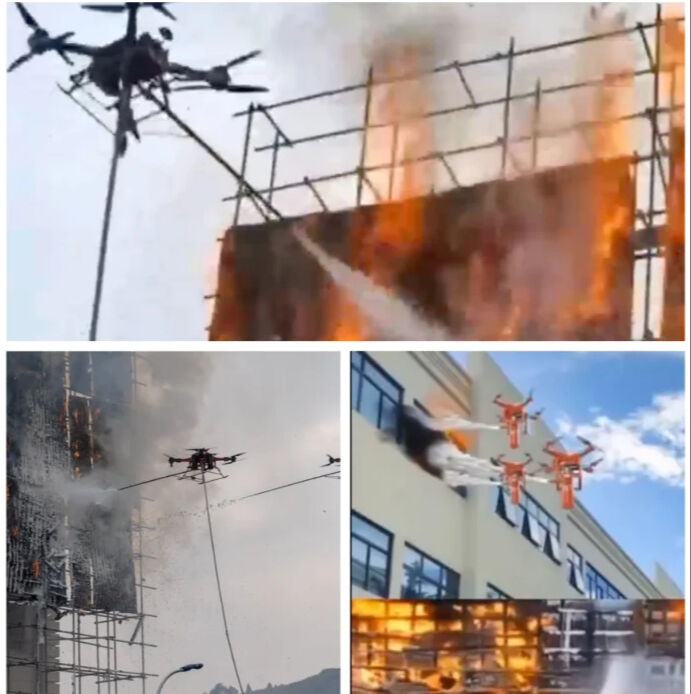 Bolu'daki faciadan sonra yangın söndürme İHA'ları akıllara geldi! Çin'in itfaiye dronları hayat kurtarıyor - 3. Resim