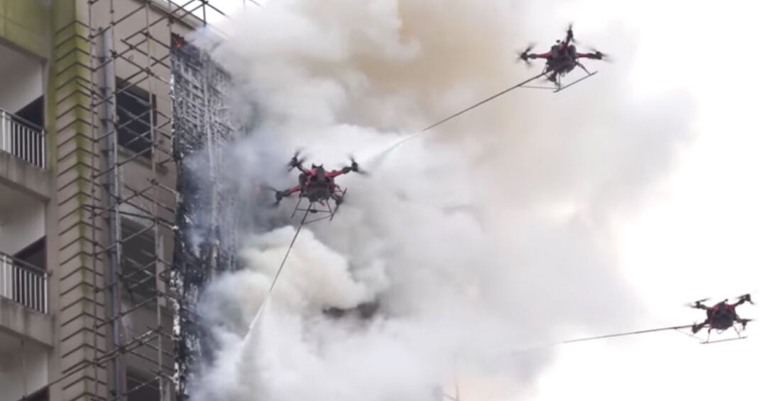 Bolu'daki faciadan sonra yangın söndürme İHA'ları akıllara geldi! Çin'in itfaiye dronları hayat kurtarıyor - 4. Resim