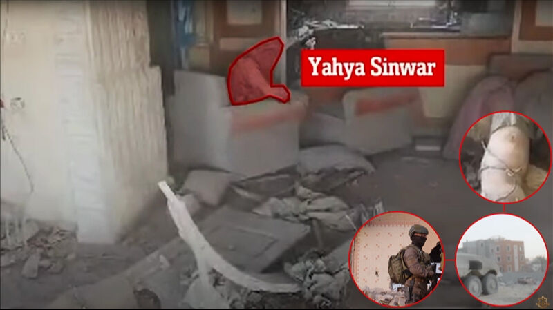 Hamas lideri Yahya Sinvar'ın üstünde şehit düştüğü koltuk bulundu - 2. Resim