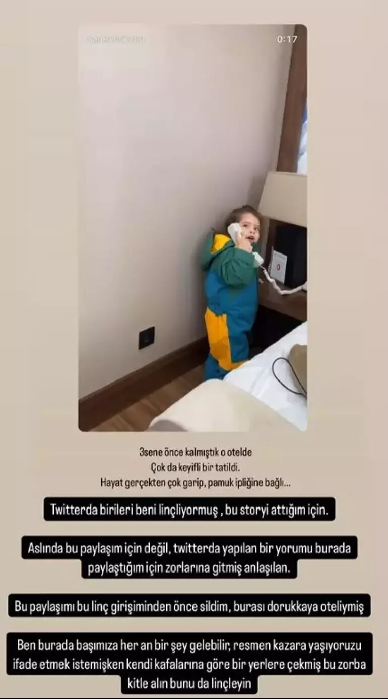 Hande Erçel'in eniştesi Caner Yıldırım'ın yangın paylaşımı tepki çekti!  Hande Erçel'in eniştesi Caner Yıldırım'ın yangın paylaşımı tepki çekti! - 4. Resim