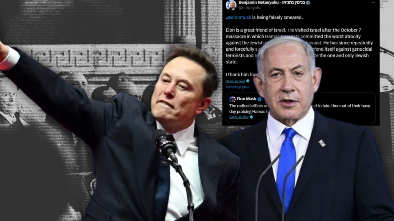 Soykırımcı Netanyahu Elon Musk&#039;ı savundu, &quot;Büyük destekçimiz&quot; dedi! &#039;Nazi selamı&#039; tartışması büyüyor