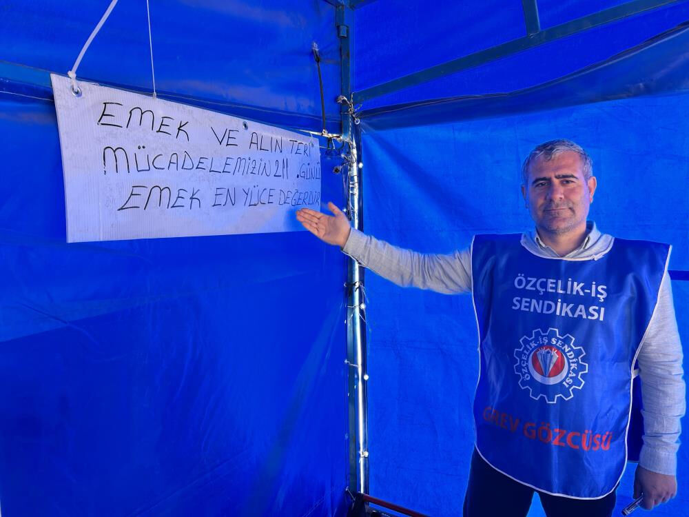 Teklif edilen rakama tepki gösterdiler! Yolbulan Metal çalışanları 211 gündür grevde - 2. Resim