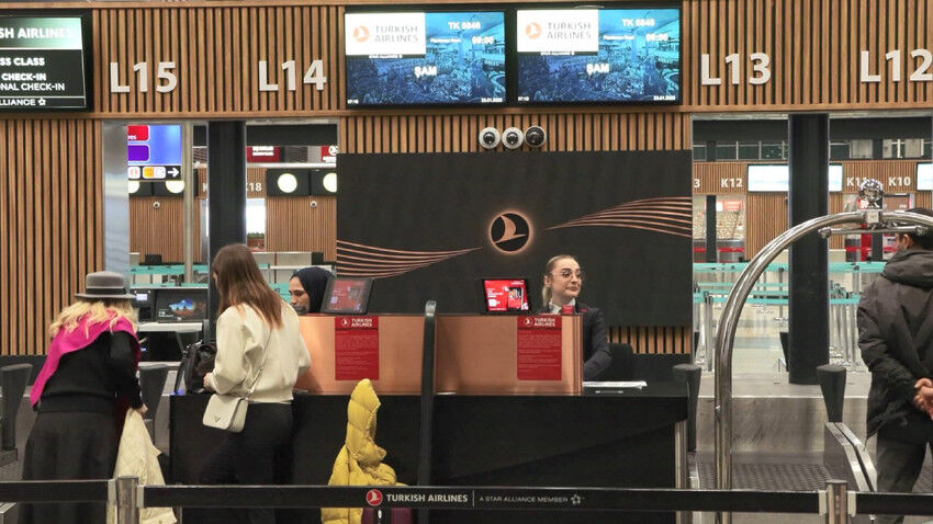 THY'den 13 yıl sonra bir ilk! Şam seferi geniş gövdeli uçakla yapıldı - 1. Resim