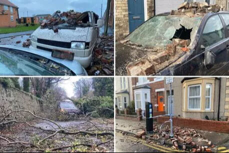 Eowyn Fırtınası İngiltere’yi felç etti: Okullar tatil, uçuşlar ve tren seferleri durduruldu - 2. Resim