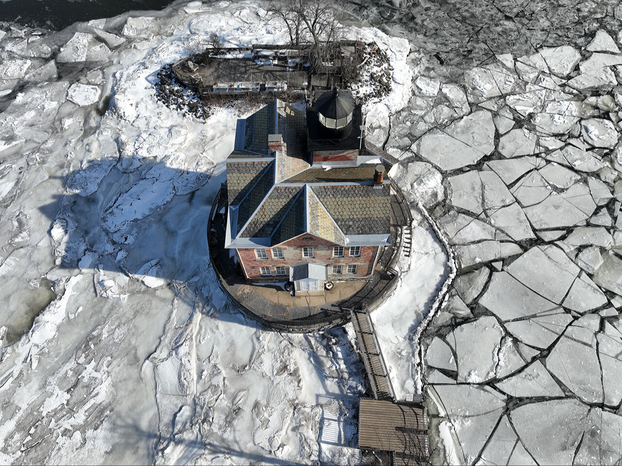 Donan Hudson Nehri'nde kartpostallık fotoğraflar! Saugerties Deniz Feneri 150 yıldır hizmet veriyor - 5. Resim