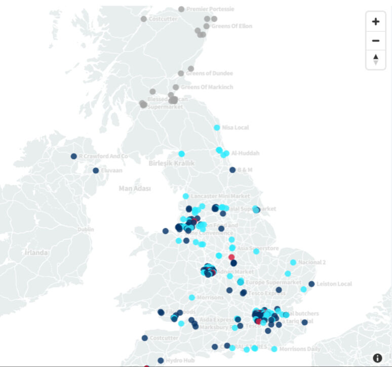 En pis marketler ifşa edildi! Haritada nokta nokta gösterildi En pis marketler ifşa edildi! Haritada nokta nokta gösterildi - 1. Resim