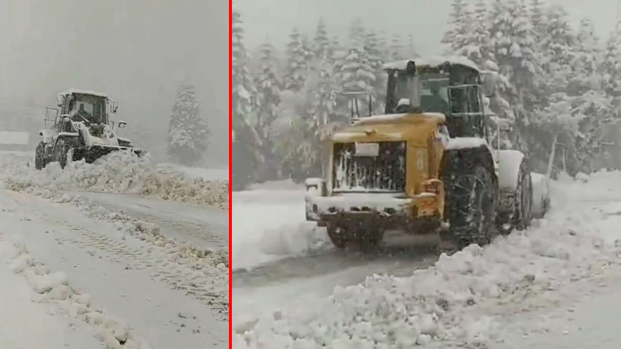 Uludağ yolunda hummalı çalışma! Kar yağışı arttı, 500'den fazla personel sahaya indi Uludağ yolunda hummalı çalışma! Kar yağışı arttı, 500'den fazla personel sahaya indi - 1. Resim