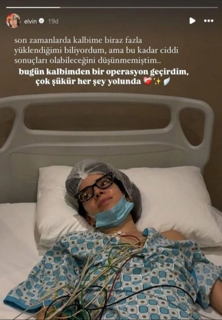 Ünlü oyuncu Elvin Levinler’den hayranlarını üzen haber! Apar topar ameliyata alındı - 3. Resim