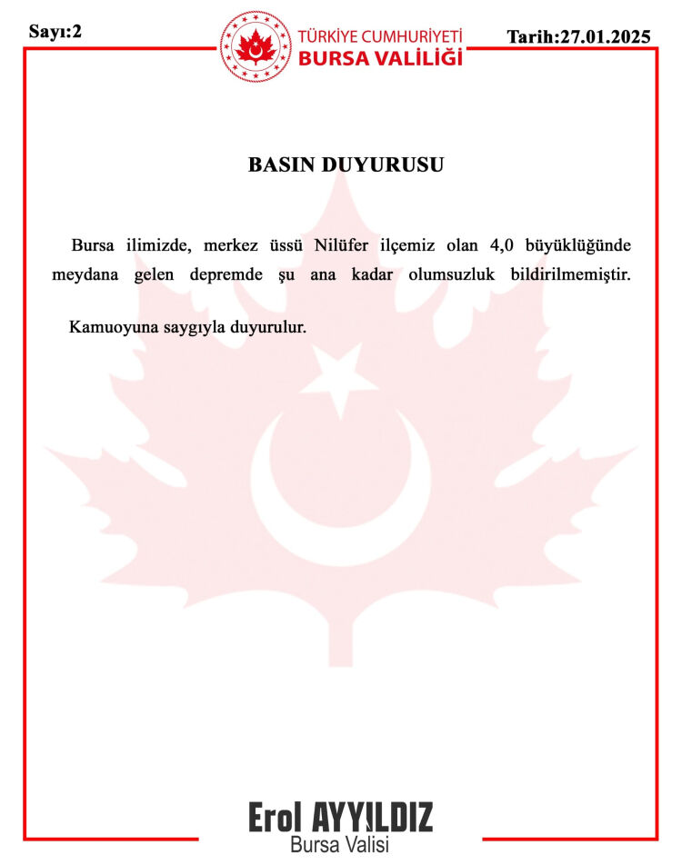 Bursa’daki depremde yıkılan bina var mı? 4.1 şiddetindeki deprem Marmara bölgesinde hissedildi - 2. Resim