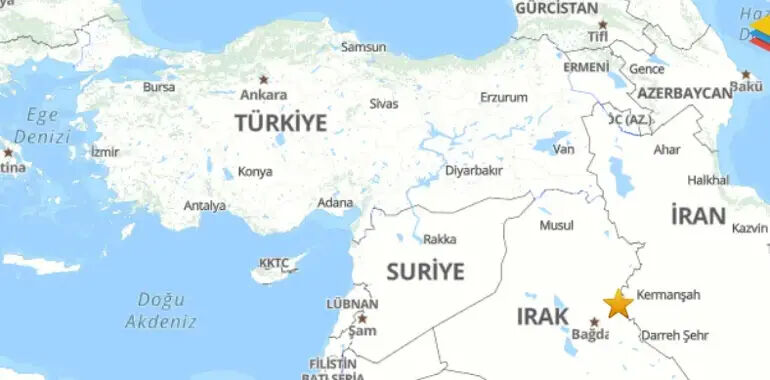 Irak'ta deprem oldu! Türkiye'de de hissedildi, AFAD ilk verileri açıkladı - 1. Resim