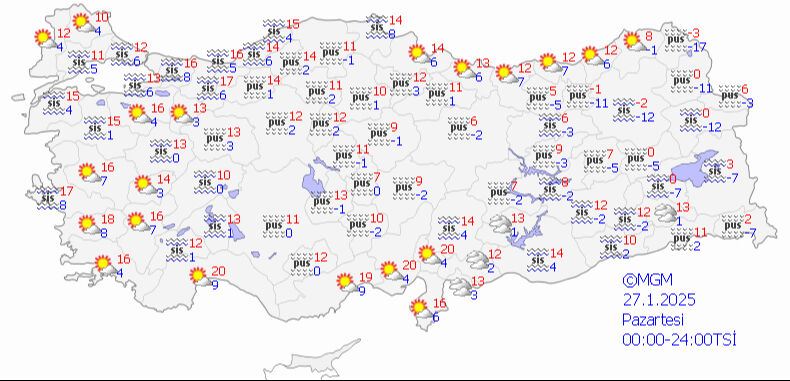 Kış ortasında yalancı bahar! Bir hafta soğuk, yağmur yok - 1. Resim