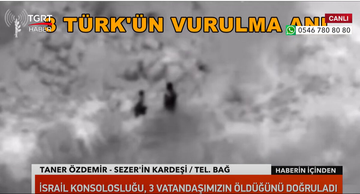 İsrail sınırında kaybolmuşlardı! Üç vatandaşımızdan acı haber geldi! Vurulma anları canlı yayında gösterildi - 3. Resim