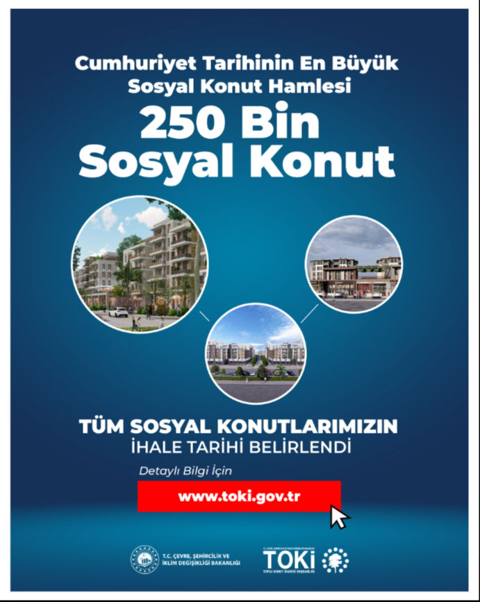 TOKİ Sosyal Konut başvuruları ne zaman başlayacak, tarihleri belli oldu mu? e-Devlet TOKİ 2025 başvuru şartları merak ediliyor - 1. Resim