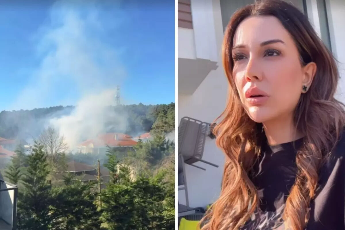 Korkutan anlar! Ünlü isimlerin oturduğu lüks sitede yangın çıktı! Paylaşımlar art arda geldi: 